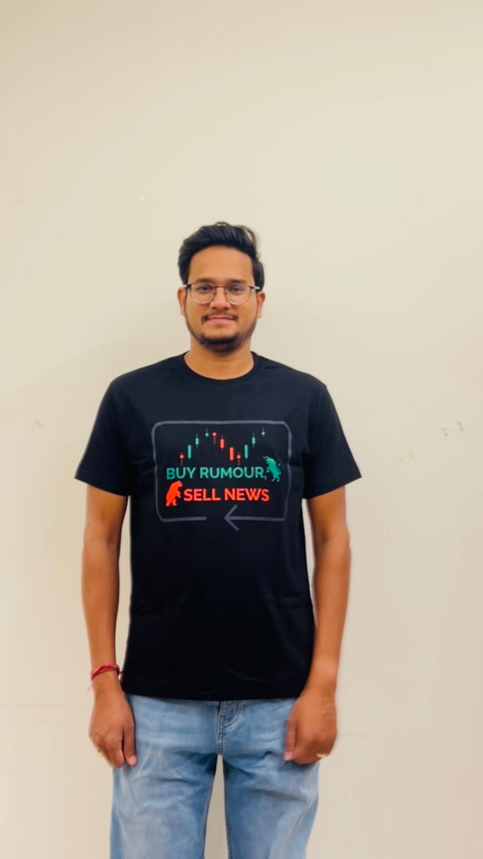 Buy Rumour, Sell News|Graphic T-Shirt for Stock Market Enthusiasts