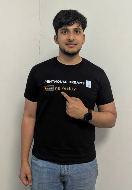 funny-graphic-tshirt-citylife-housing-pg-penthouse-accommodation - customer