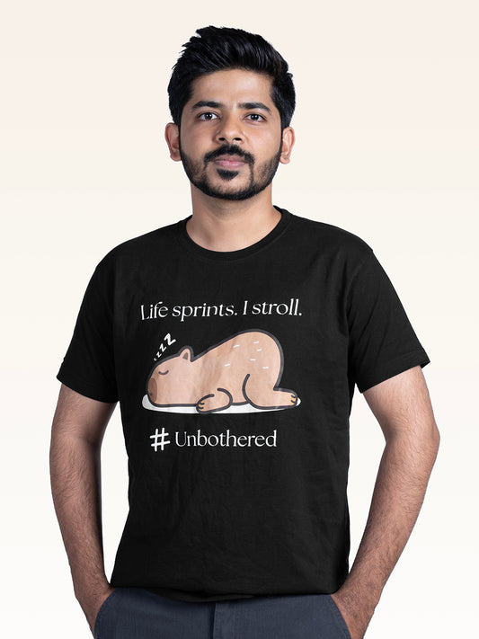 funny-graphic-tshirt-procrastination-unbothered-tshirt-hustle-urban-stroll