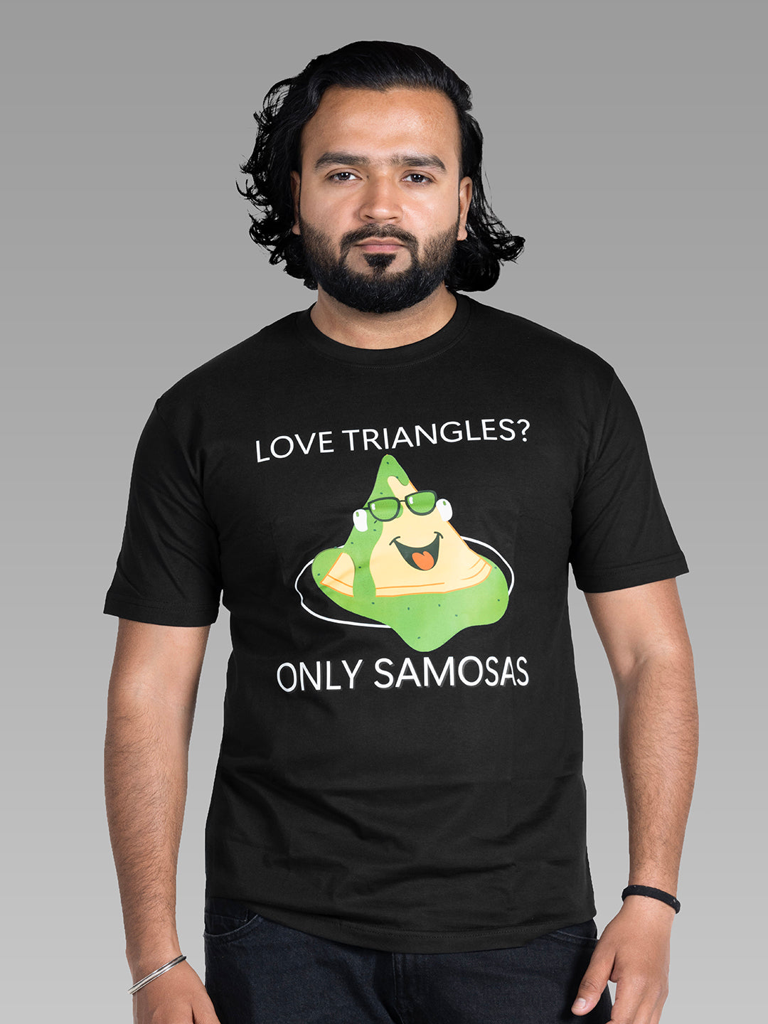 funny graphic tshirt for samosa lovers