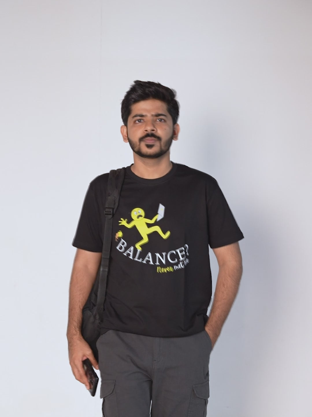 funny-graphic-office-tshirt-startup-tshirt-worklifebalance-techie-black-tshirt-video