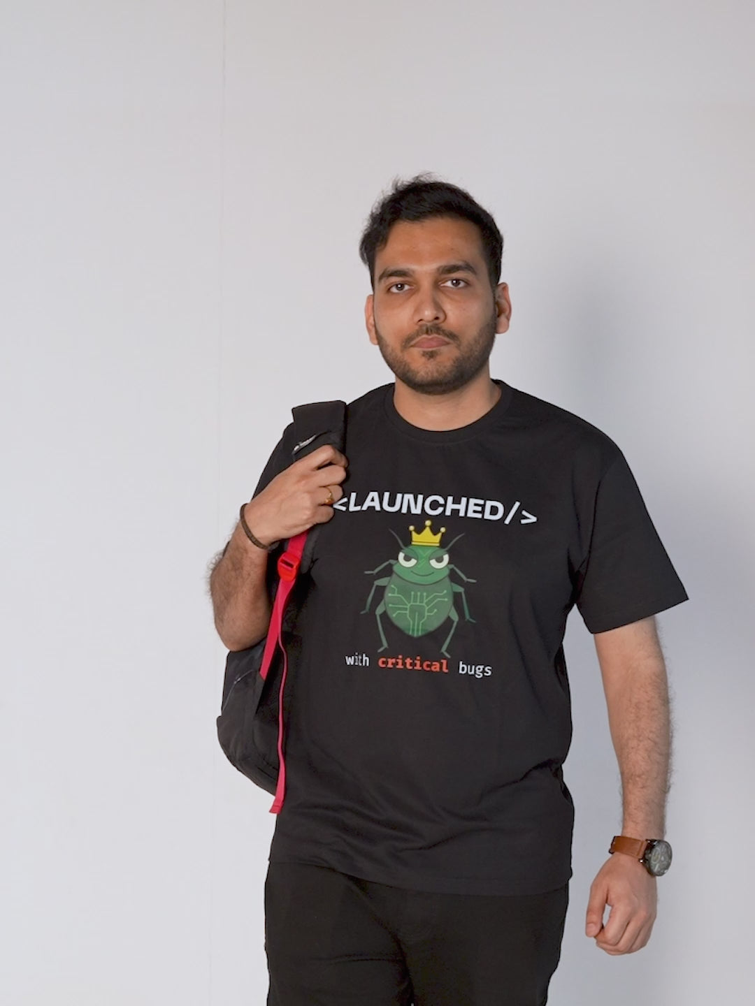 funny-graphic-tshirt-for-techies-black-tshirt-video